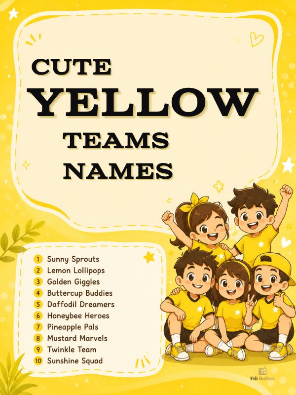 cute-yellow-team-names