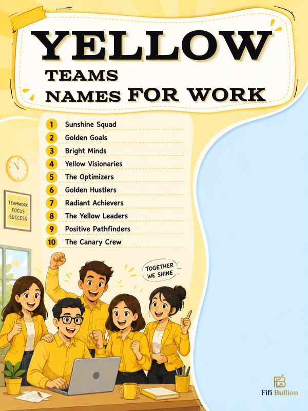 yellow-team-names-for-work