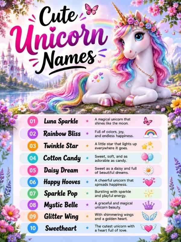cute-unicorn-names