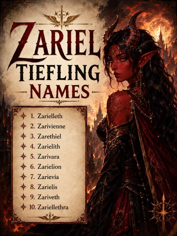 zariel-tiefling-names