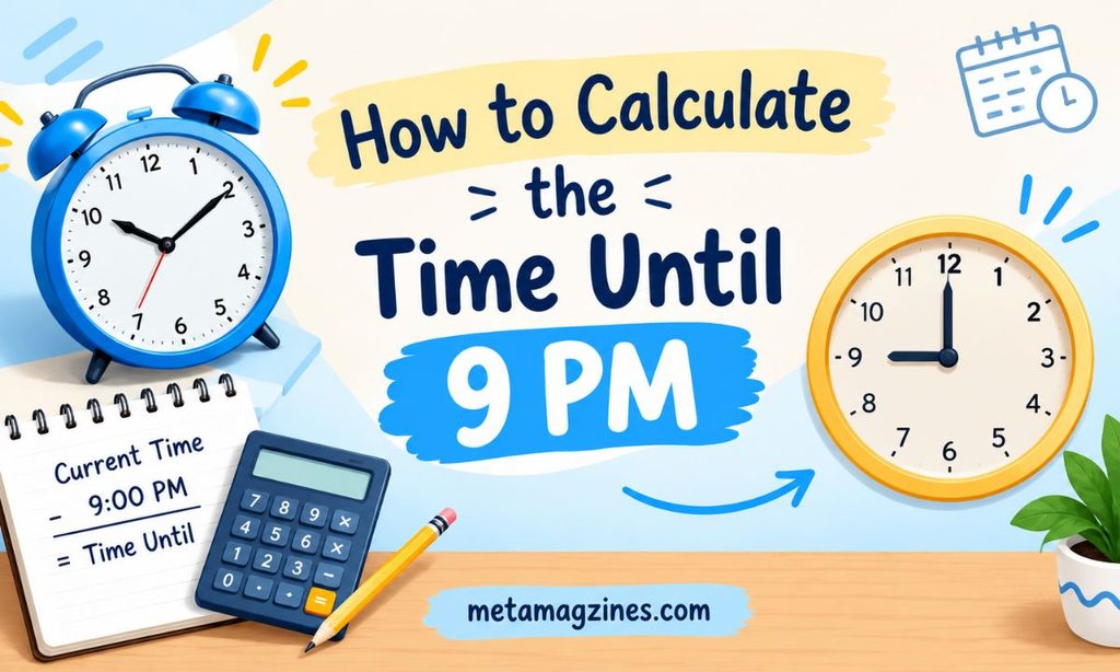 How to Calculate the Time Until 9 PM