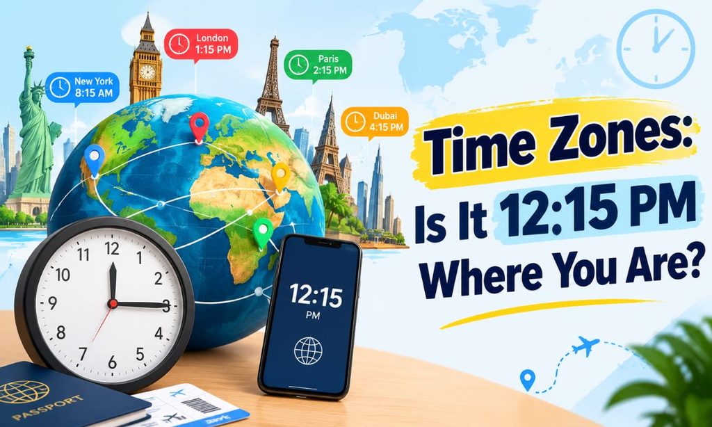 Time Zones Is It 1215 PM Where You Are